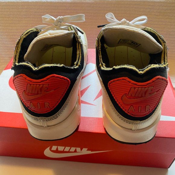 Men's Nike Air Max III PRM Archetype White/Bright Crimson 10 - Picture 2 of 7